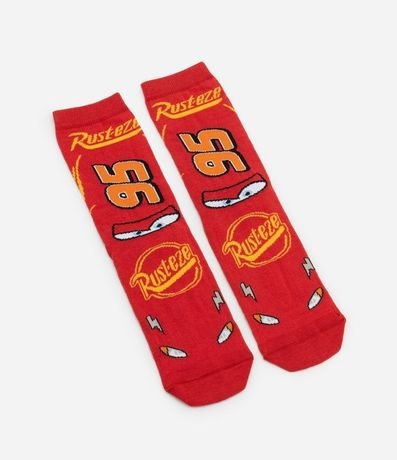 Media Caña Larga con Estampa del Rayo McQueen 5