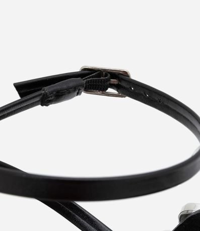 Sandalia Flatform con Tira y Tachas Aplicadas 4