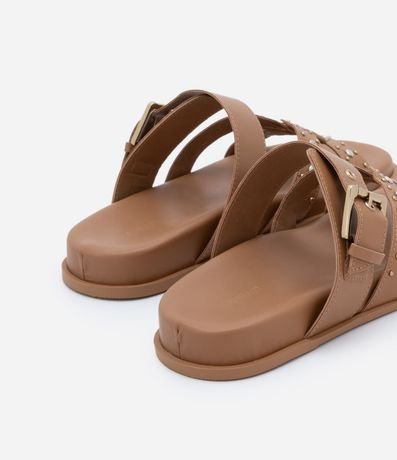 Sandalia Plana con Tira H con Tachas 3