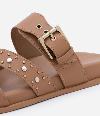 Sandalia Plana con Tira H con Tachas 5