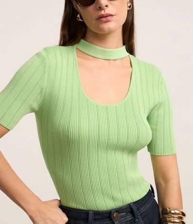 Blusa Manga corta en Tricot 3