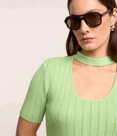 Blusa Manga corta en Tricot 4