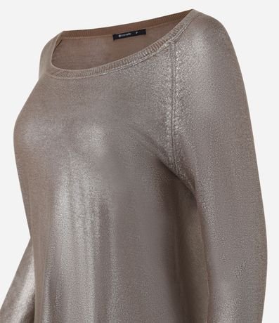 Blusa en Punto con Sisa Raglán y Foil 6