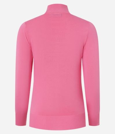Blusa Manga Larga en Viscosa con Cuello Alto 6