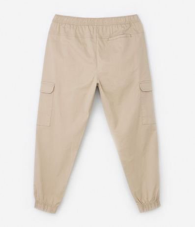 Pantalón Jogger en Sarga con Bolsillos Cargo 6