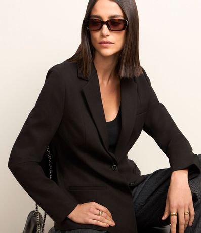 Blazer en Ponto Roma con Abotonado Sencillo 6