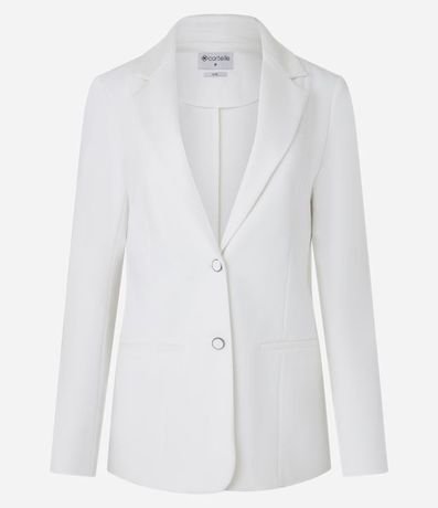 Blazer en Ponto Roma con Abotonado Sencillo 4