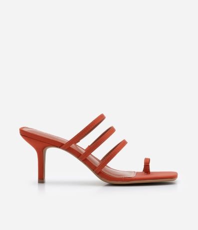 Sandalia Mule con Tiras Finas y Dedera 1