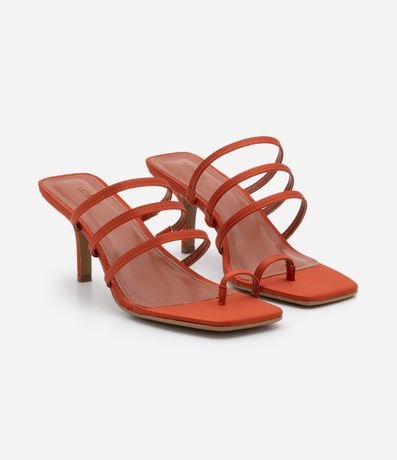 Sandalia Mule con Tiras Finas y Dedera 2