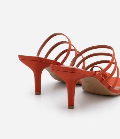 Sandalia Mule con Tiras Finas y Dedera 3