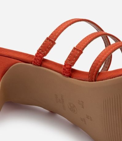 Sandalia Mule con Tiras Finas y Dedera 4