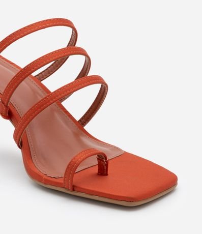 Sandalia Mule con Tiras Finas y Dedera 5