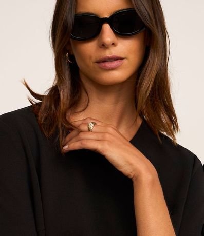 Blusa en Crepé con Lacitos en la Manga 3