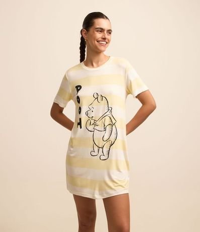 Camisón en Viscosa con Estampa Pooh