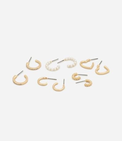 Kit 06 Argollas Modelos y Tamaños Variados 2