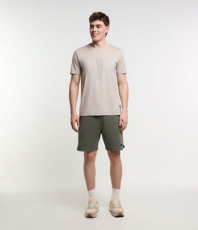 Bermuda Deportiva con Cintura Elástica y Cremallera en el Bolsillo