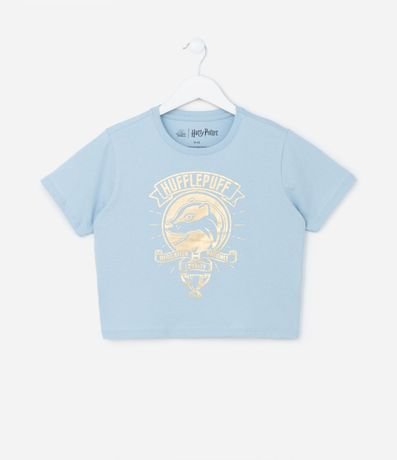 Remera Corta Infantil con Estampa Harry Potter - Talle 7 a 14 años