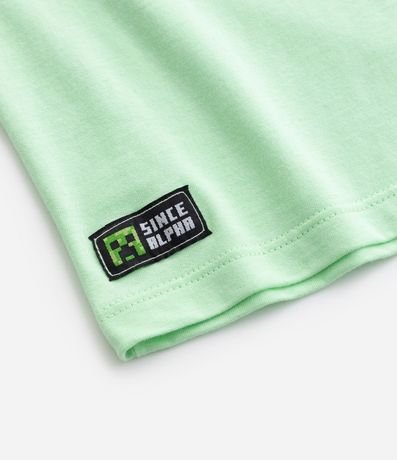 Remera Oversized Infantil con Estampa Minecraft - Talle 5 a 14 años 3