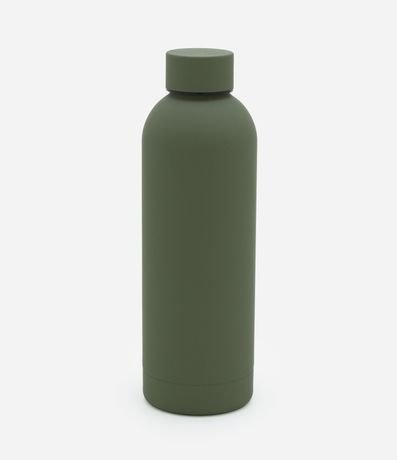 Botella Térmica en Metal Gomosa