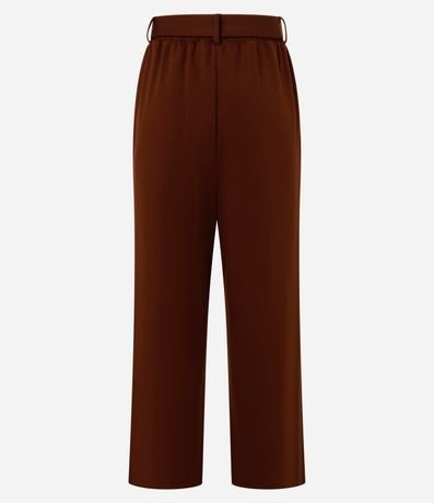 Pantalón en Viscosa con Cinturón 6