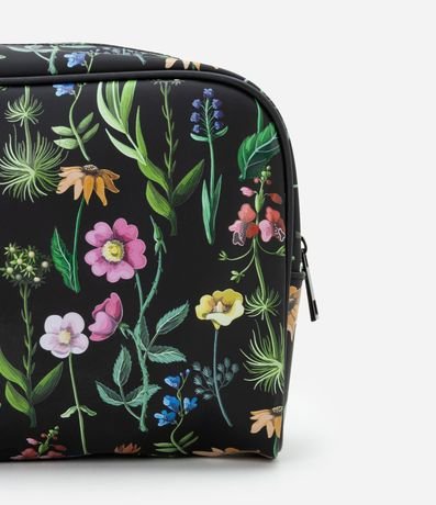 Necesaire Rectangular Grande Jelly con Estampa Flores 5