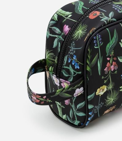 Necesaire Rectangular Grande Jelly con Estampa Flores 6