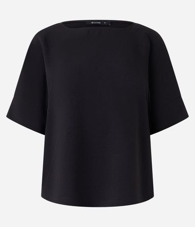 Blusa en Crepé con Manga Amplia 5