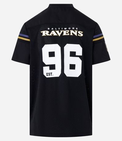 Remera Deportiva en Tecnologia Dry con Estampa  NFL Ravens 7