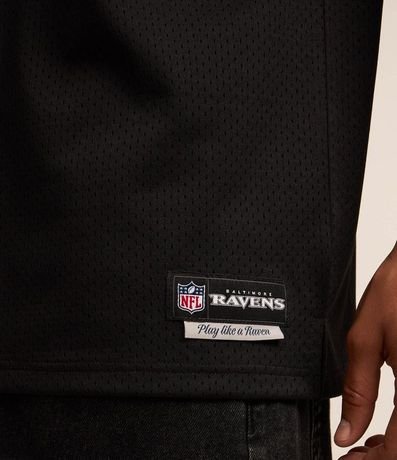 Remera Deportiva en Tecnologia Dry con Estampa  NFL Ravens 4