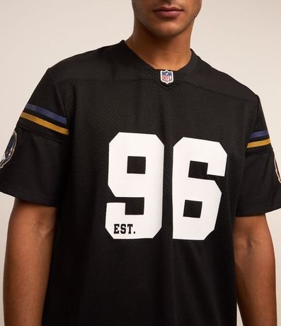 Remera Deportiva en Tecnologia Dry con Estampa  NFL Ravens 5