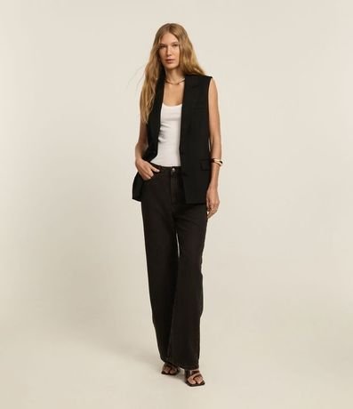 Chaleco Ponto Roma Cierre en Botones y Bolsillos Delanteros 2