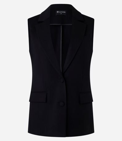 Chaleco Ponto Roma Cierre en Botones y Bolsillos Delanteros 6