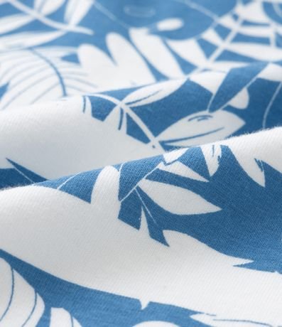 Conjunto Infantil en Algodón con Estampa Follajes - Talle 1 a 6 años 3