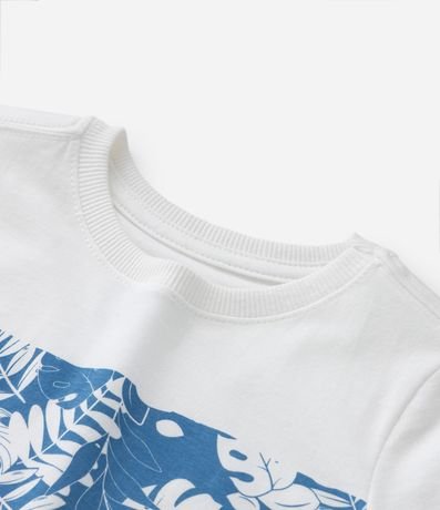 Conjunto Infantil en Algodón con Estampa Follajes - Talle 1 a 6 años 4