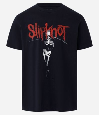 Remera Comfort en Algodón con Estampa Slipknot 4