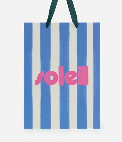 Embalaje de Regalo Pequeña Rayada con Estampa Solei 3