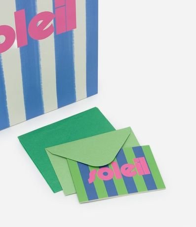 Embalaje de Regalo Pequeña Rayada con Estampa Solei 4