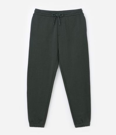 Pantalón Jogger en Algodón con Cintura Elástica y Cordón