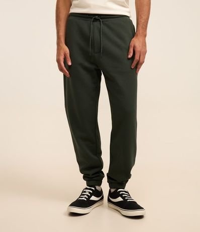 Pantalón Jogger en Algodón con Cintura Elástica y Cordón 2