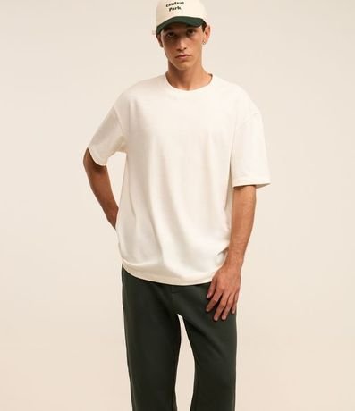 Pantalón Jogger en Algodón con Cintura Elástica y Cordón 3