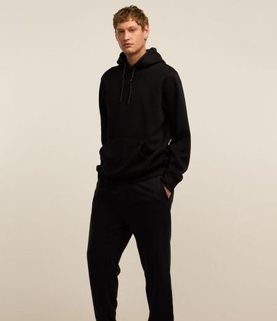 Pantalón Jogger en Algodón con Cintura Elástica y Cordón 2