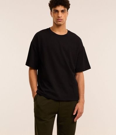 Pantalón Jogger en Algodón con Cintura Elástica y Cordón 4