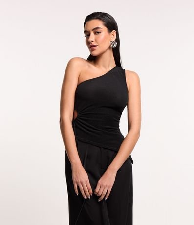 Blusa Hombro Único con Colisse Lateral 1