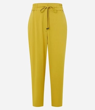 Pantalón Fluido con Cintura Elástica y Lazo 6