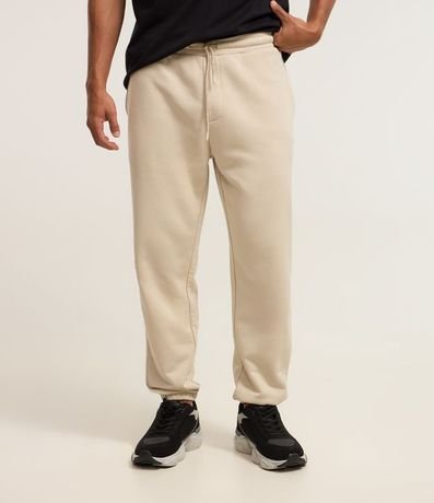 Pantalón Jogger en Algodón con Cintura Elástica y Cordón 2