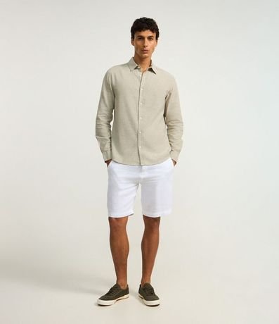 Camisa Manga Larga en Lino 2
