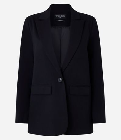 Blazer Oversized Sastre con Botón Único 7
