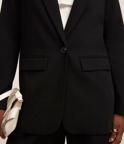 Blazer Oversized Sastre con Botón Único 4