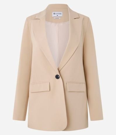 Blazer Oversized Sastre con Botón Único