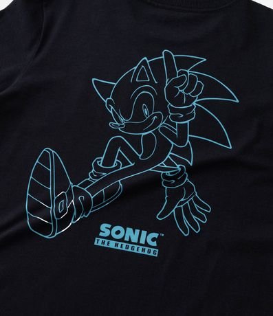 Remera Comfort Infantil con Estampa Sonic - Talle 4 a 12 años 8